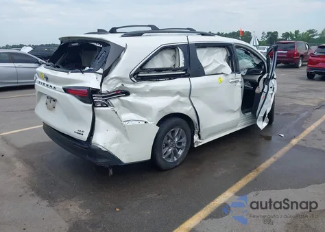 2021 Toyota Sienna Xle from USA, damaged, VIN 5TDYRKEC2MS049243